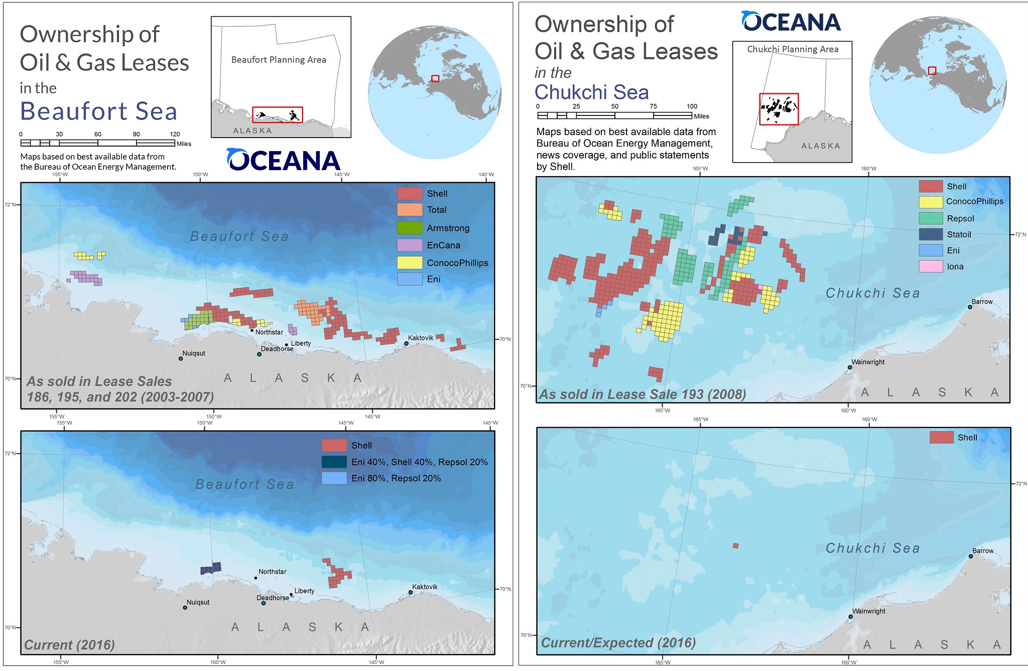 Oceana Beaufort Chukchi leases