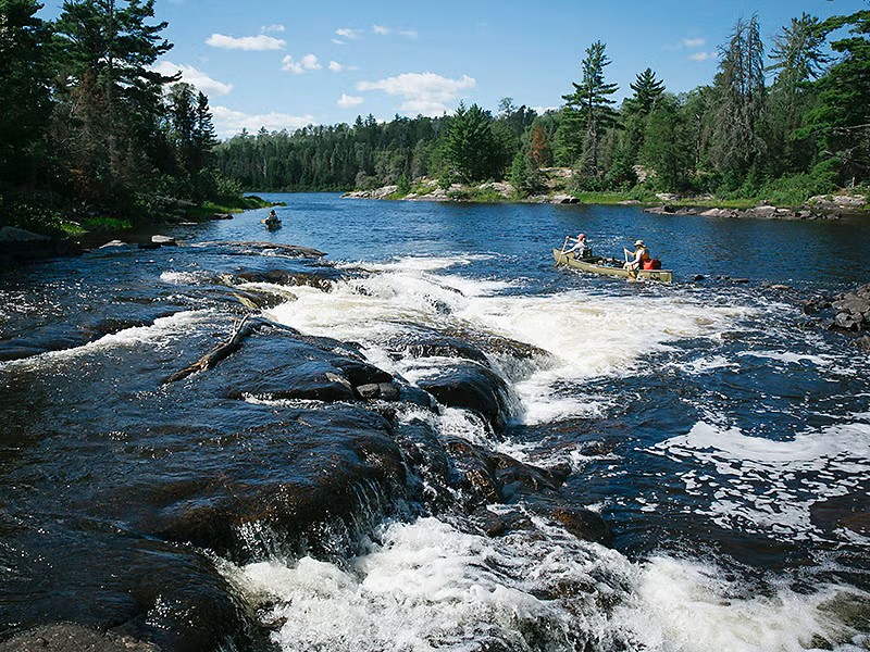 Boundary Waters Canoe Area Wilderness in Northern Minnesota.